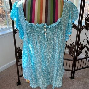 WOMEN’s blouse by Draper James RSVP SIZE LARGE
